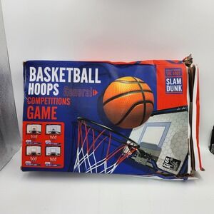 Basketball Hoops Competitions Game Slam Dunk Backboard Hoop Net Pump Instruction